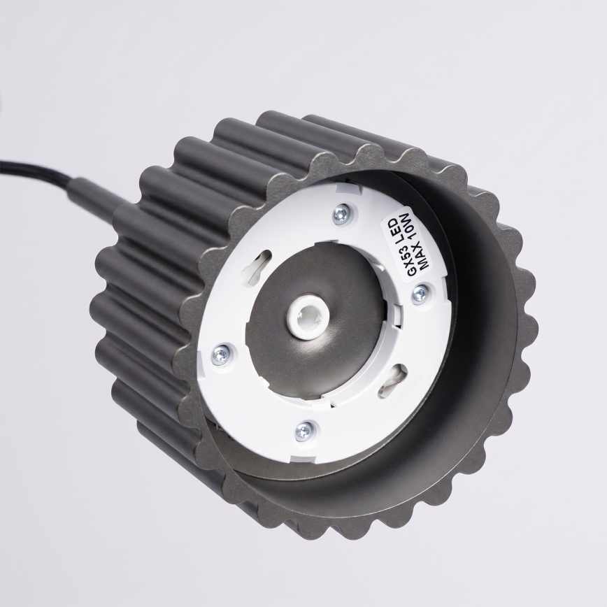 Pendel på kabel AURA 1xGX53/10W/230V sort
