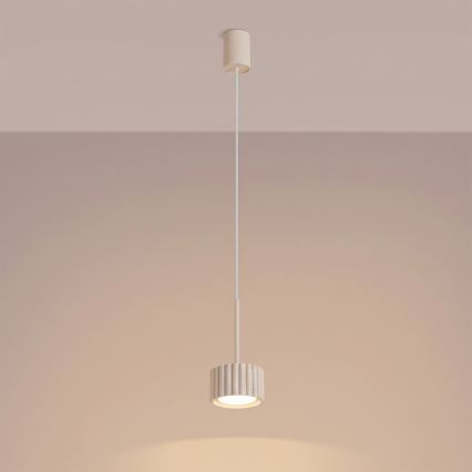 AURA pendel på kabel 1xGX53/10W/230V cremefarvet