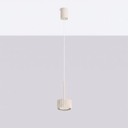 AURA pendel på kabel 1xGX53/10W/230V cremefarvet