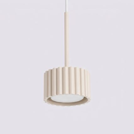 AURA pendel på kabel 1xGX53/10W/230V cremefarvet