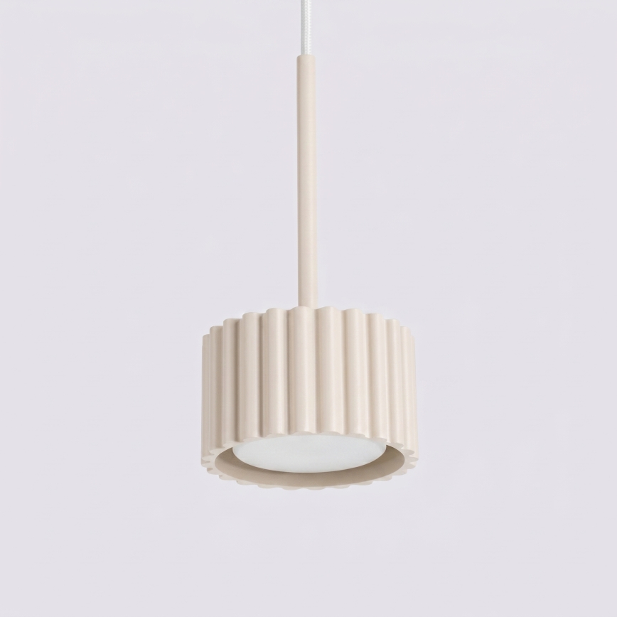 AURA pendel på kabel 1xGX53/10W/230V cremefarvet