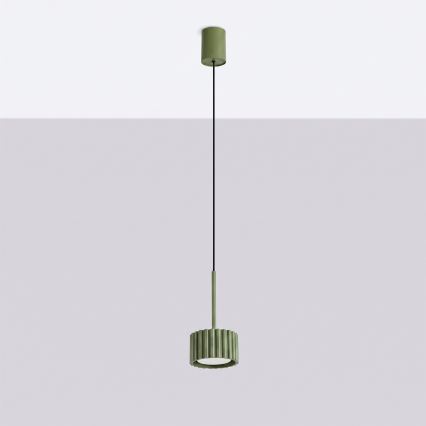Pendellampe AURA på wire 1xGX53/10W/230V, grøn