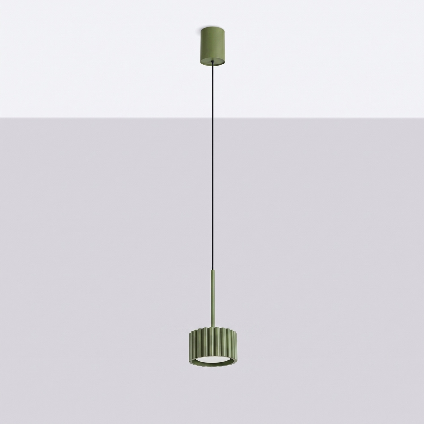 Pendellampe AURA på wire 1xGX53/10W/230V, grøn