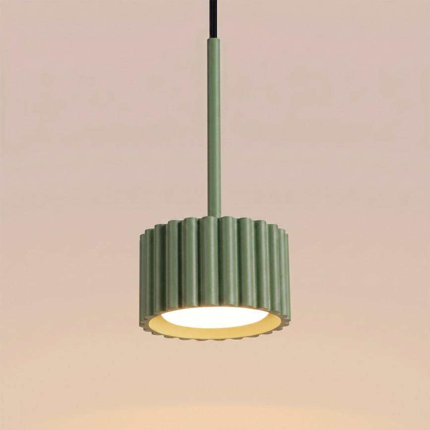 Pendellampe AURA på wire 1xGX53/10W/230V, grøn