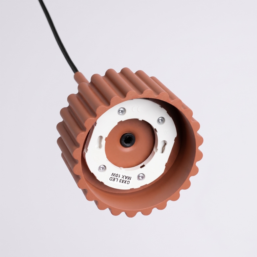 Pendel på kabel AURA 1xGX53/10W/230V rød
