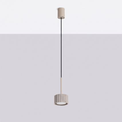 Pendellampe på wire AURA 1xGX53/10W/230V taupe
