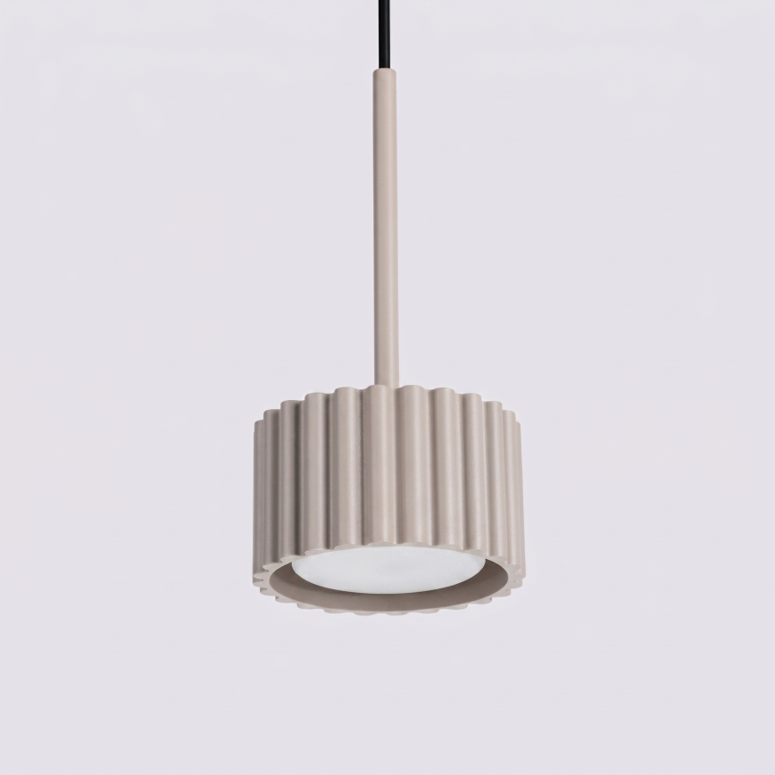 Pendellampe på wire AURA 1xGX53/10W/230V taupe