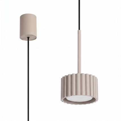 Pendellampe på wire AURA 1xGX53/10W/230V taupe