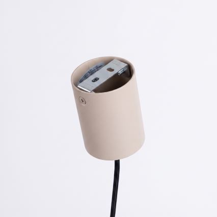 Pendellampe på wire AURA 1xGX53/10W/230V taupe