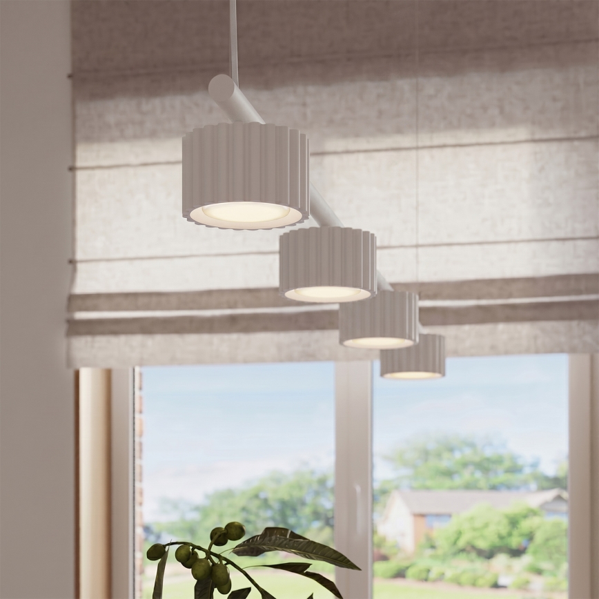 Loftpendel med kabel AURA 4xGX53/10W/230V hvid