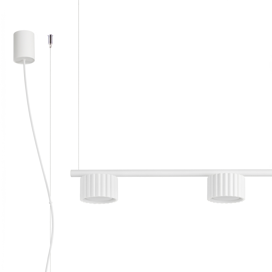 Loftpendel med kabel AURA 4xGX53/10W/230V hvid