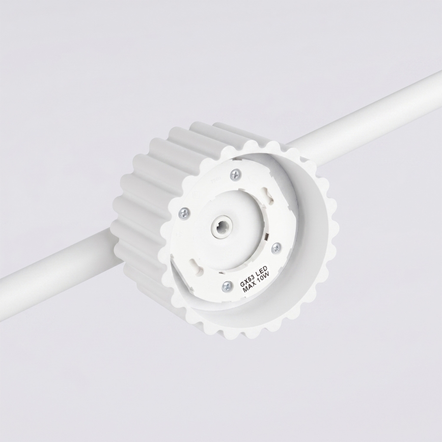 Loftpendel med kabel AURA 4xGX53/10W/230V hvid