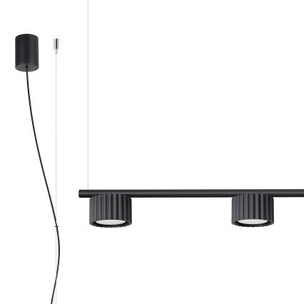 Pendel på kabel AURA 4xGX53/10W/230V sort