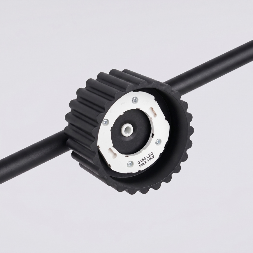 Pendel på kabel AURA 4xGX53/10W/230V sort