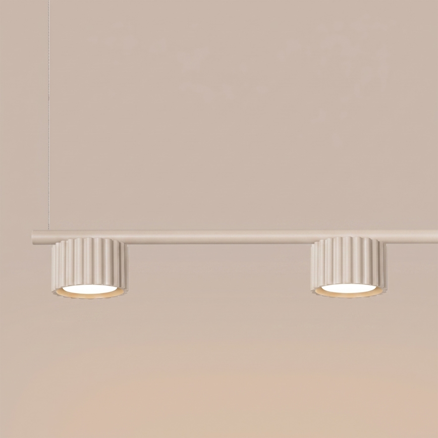 Pendel med ledning AURA 4xGX53/10W/230V cremefarvet