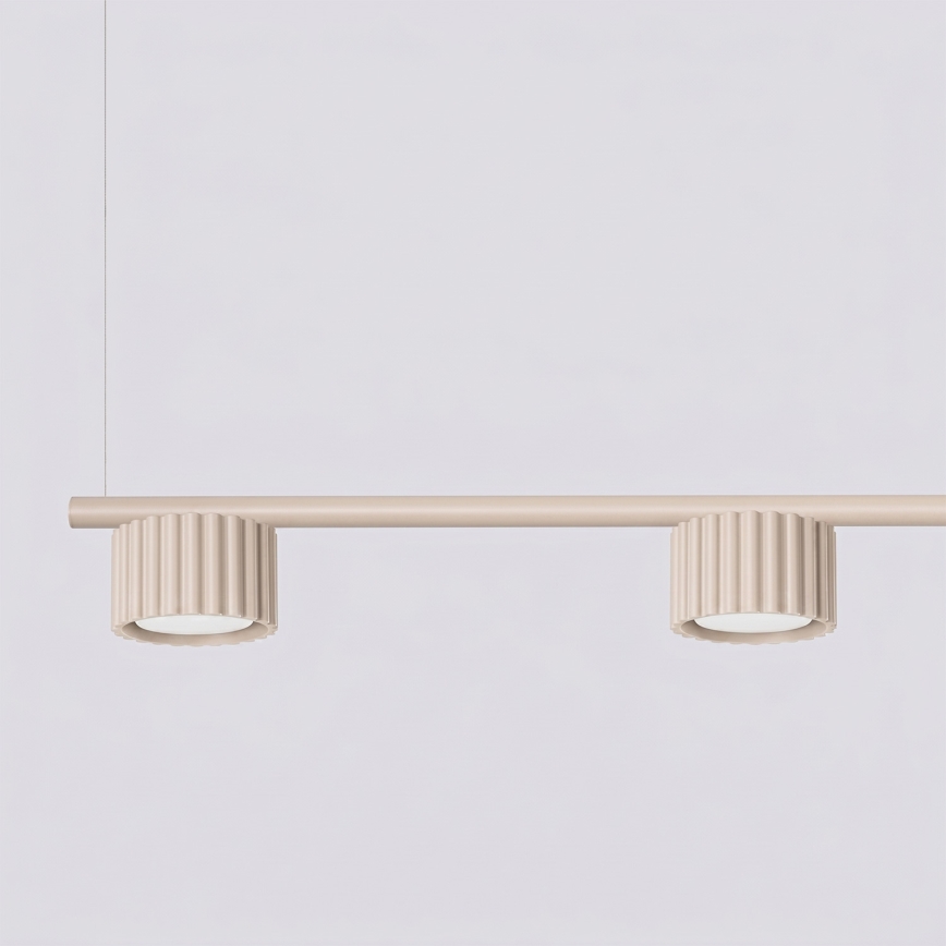 Pendel med ledning AURA 4xGX53/10W/230V cremefarvet