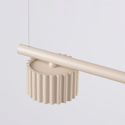 Pendel med ledning AURA 4xGX53/10W/230V cremefarvet