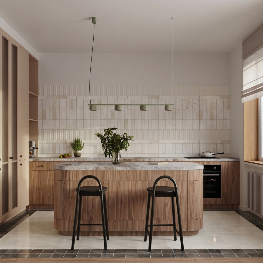 AURA loftpendel på wire, 4xGX53/10W/230V, grøn