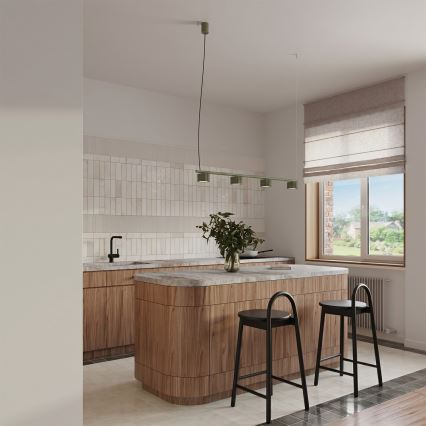 AURA loftpendel på wire, 4xGX53/10W/230V, grøn