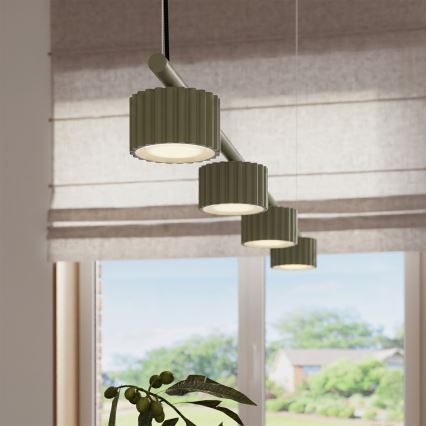 AURA loftpendel på wire, 4xGX53/10W/230V, grøn
