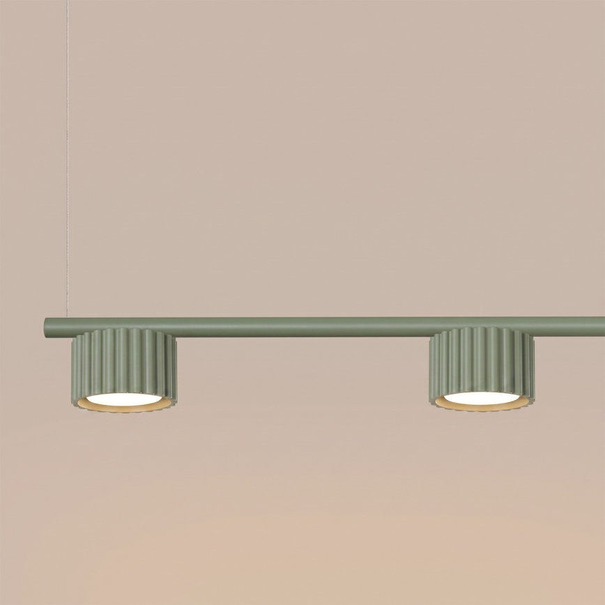 AURA loftpendel på wire, 4xGX53/10W/230V, grøn