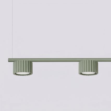 AURA loftpendel på wire, 4xGX53/10W/230V, grøn