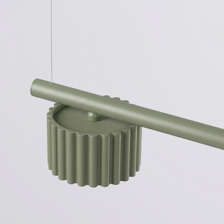 AURA loftpendel på wire, 4xGX53/10W/230V, grøn