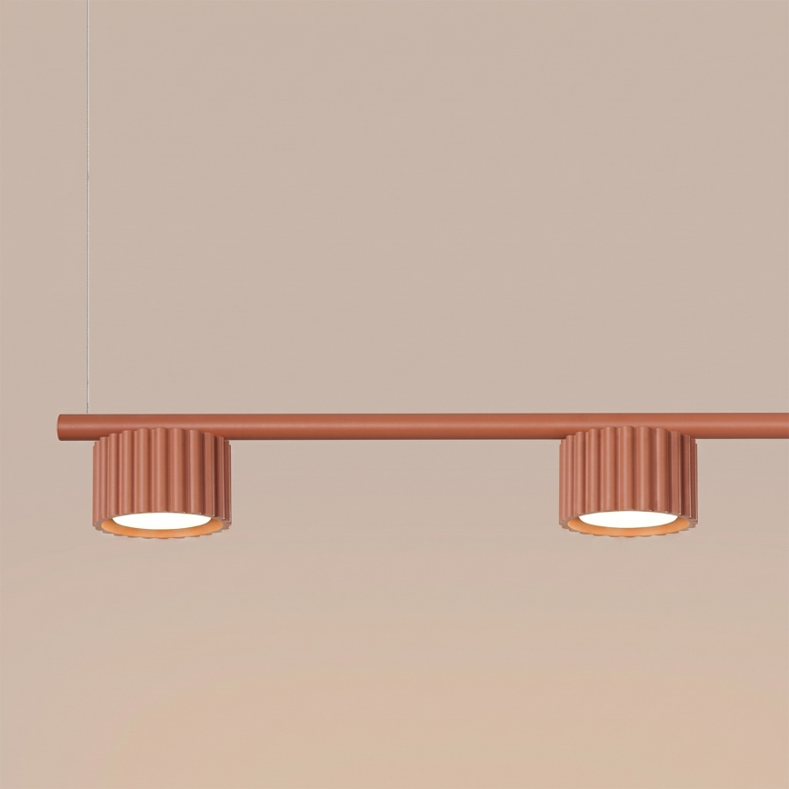 Pendel på wire AURA 4xGX53/10W/230V rød