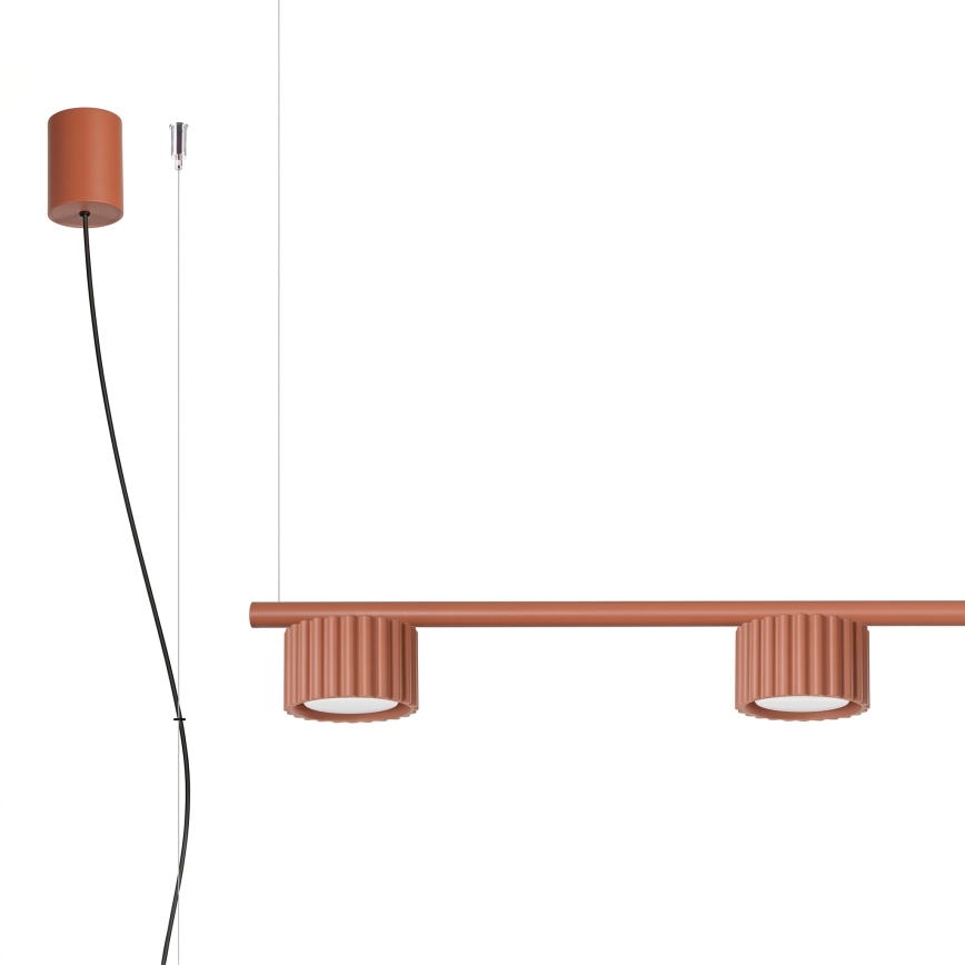 Pendel på wire AURA 4xGX53/10W/230V rød