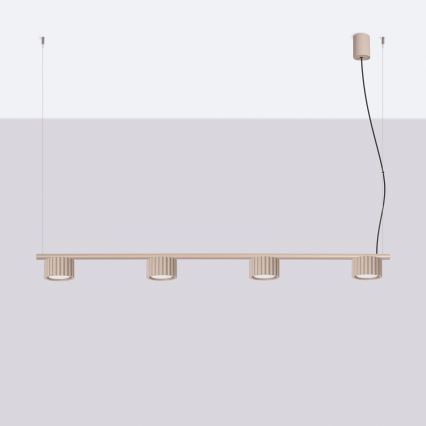 Pendel på wire AURA 4xGX53/10W/230V taupe