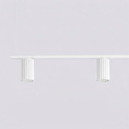 Pendellampe på kabel KARBON 4xGU10/10W/230V hvid