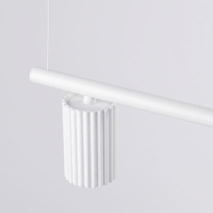 Pendellampe på kabel KARBON 4xGU10/10W/230V hvid