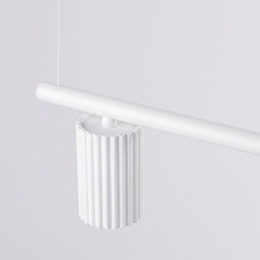 Pendellampe på kabel KARBON 4xGU10/10W/230V hvid