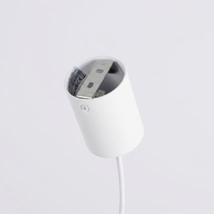 Pendellampe på kabel KARBON 4xGU10/10W/230V hvid