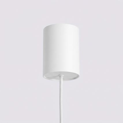 Pendellampe på kabel KARBON 4xGU10/10W/230V hvid