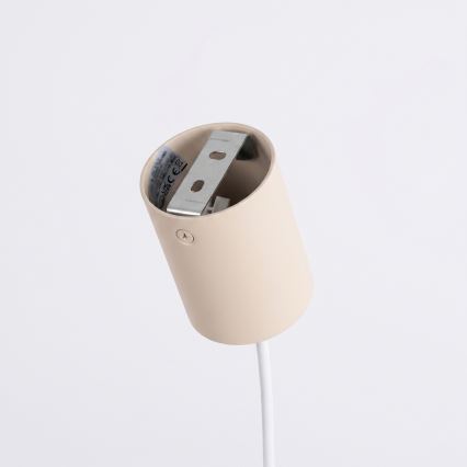 Kabelophængt pendel KARBON 4xGU10/10W/230V cremefarvet