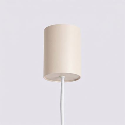Kabelophængt pendel KARBON 4xGU10/10W/230V cremefarvet