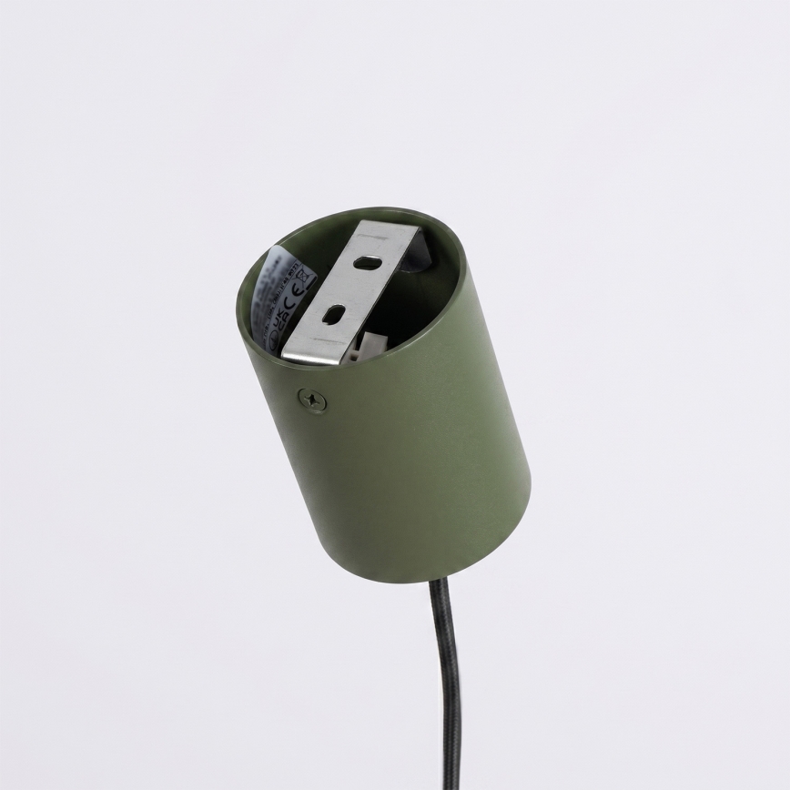 Pendellampe på kabel KARBON 4xGU10/10W/230V grøn