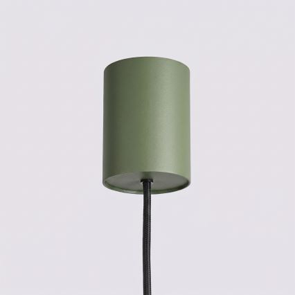 Pendellampe på kabel KARBON 4xGU10/10W/230V grøn