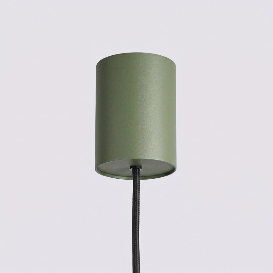 Pendellampe på kabel KARBON 4xGU10/10W/230V grøn