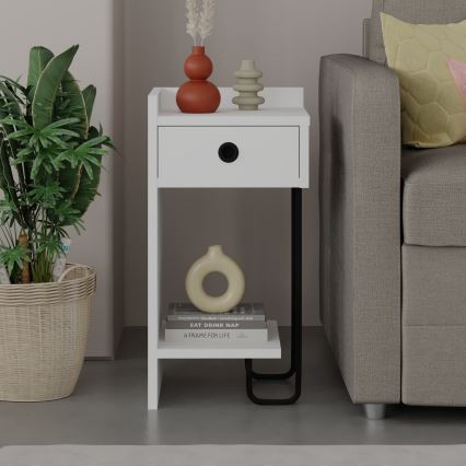 SONY natbord i hvid