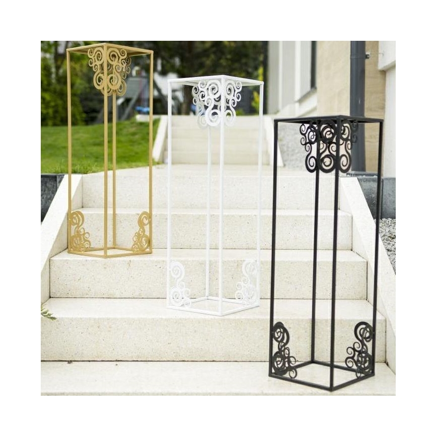 Blomstativ 80x24 cm sort