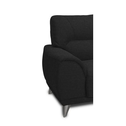 Sort trepersoners sofa LIVORNO