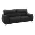 Sort trepersoners sofa LIVORNO
