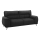 Sort trepersoners sofa LIVORNO