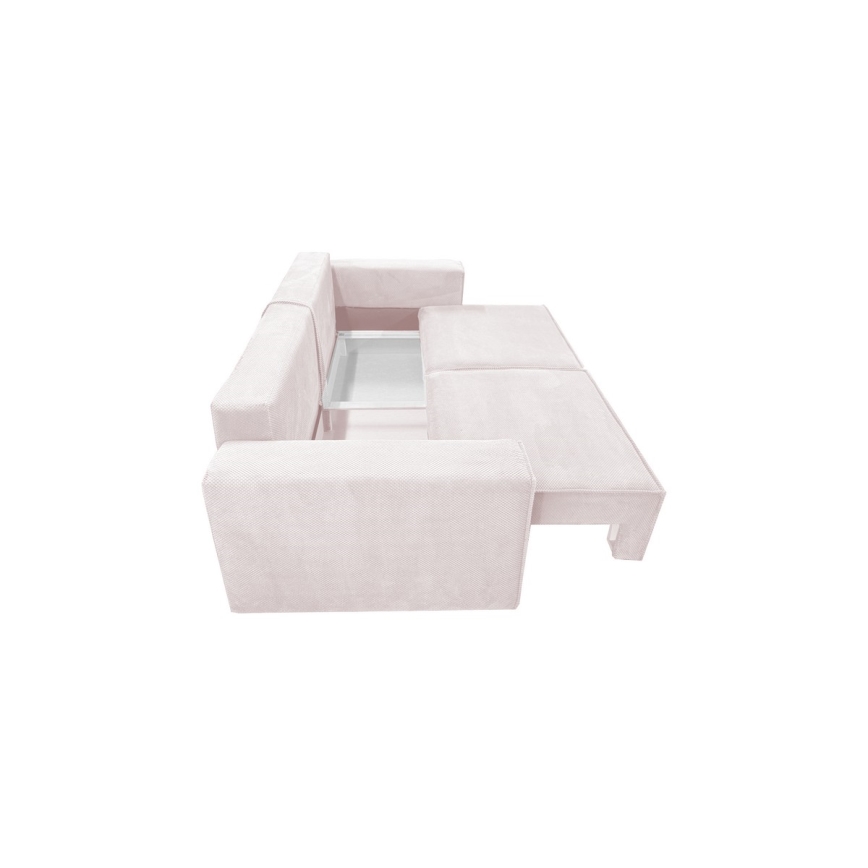 Sovesofa med opbevaringsplads RONDA beige