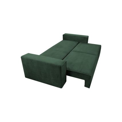 Sovesofa med opbevaringsplads RONDA grøn