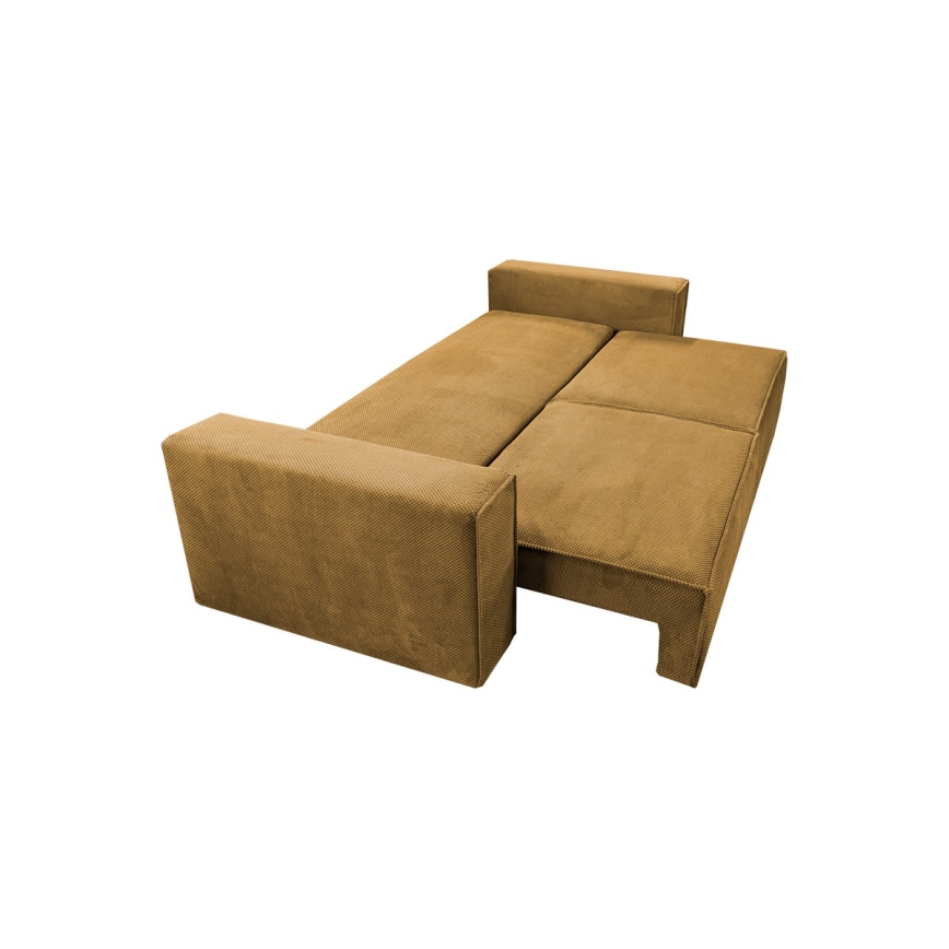 Sovesofa med opbevaringsplads RONDA orange