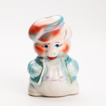 Sparegris cyan