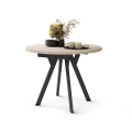 Spisebord ARTUR beige/sort